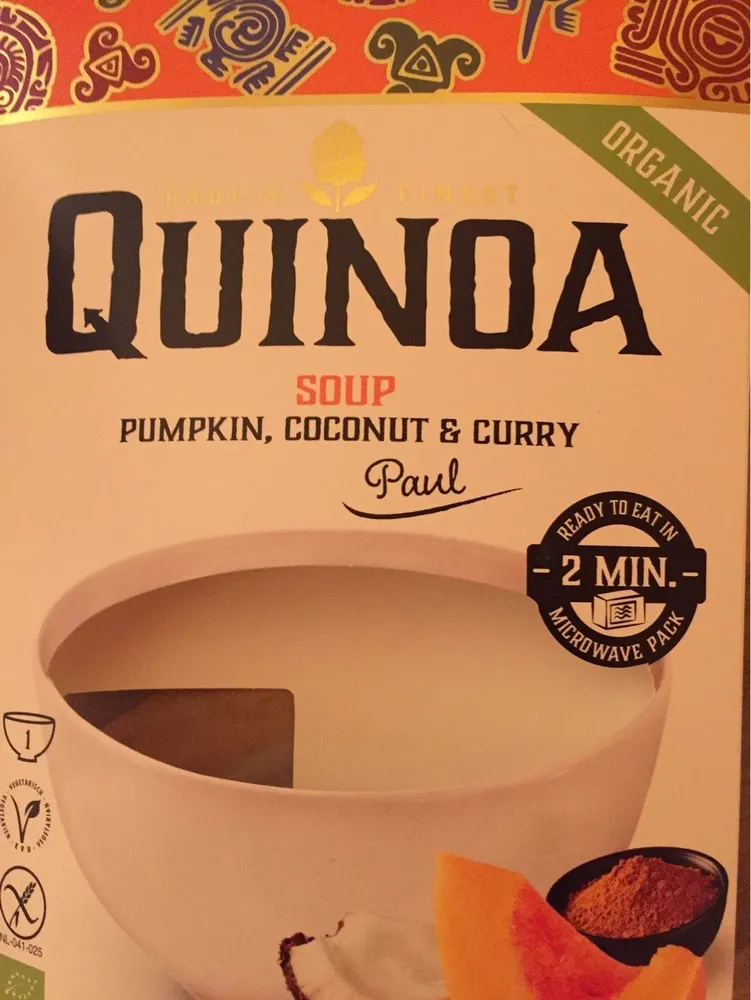 Quinoa Soup Pumpkin, coconut &curry