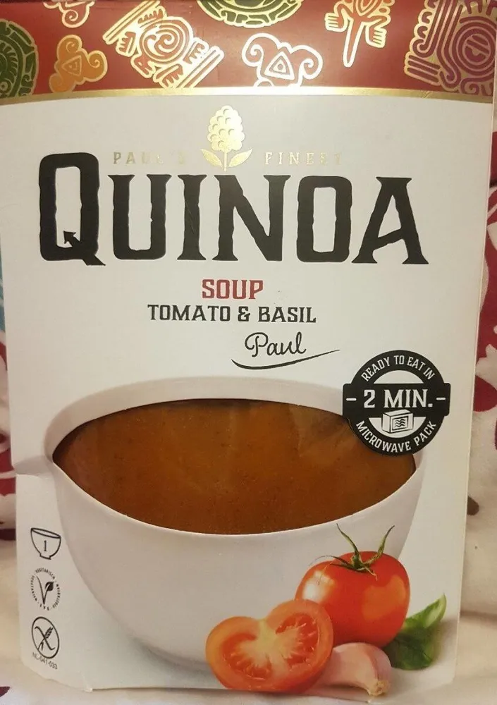 Paul's Finest Quinoa Soup Tomato & Basil 290G