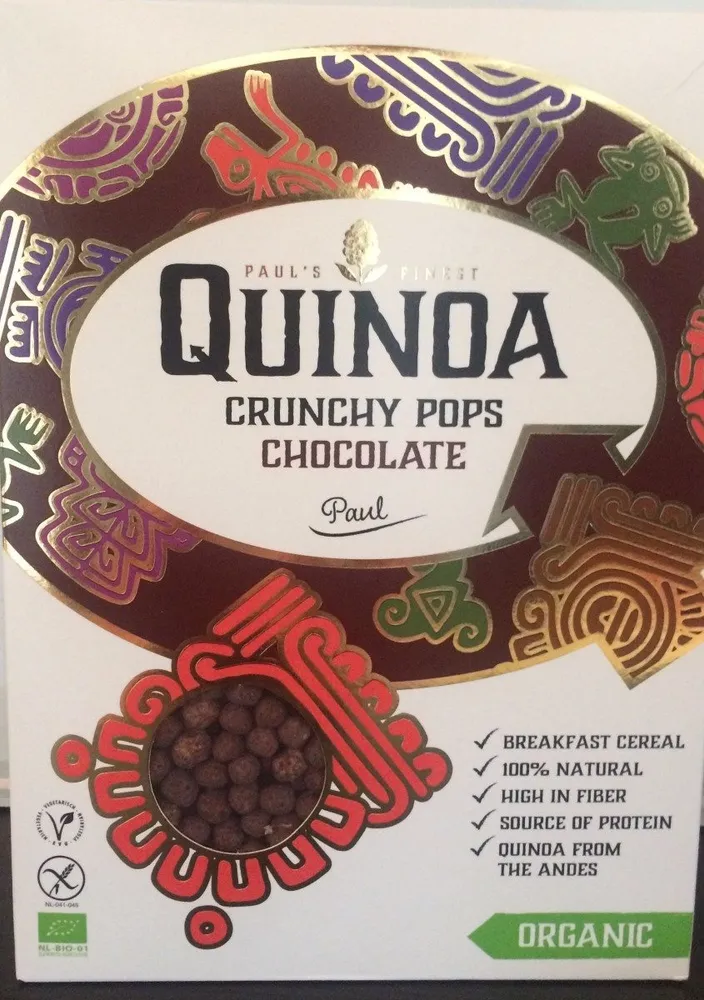 Quinoa crunchy pops chocolate