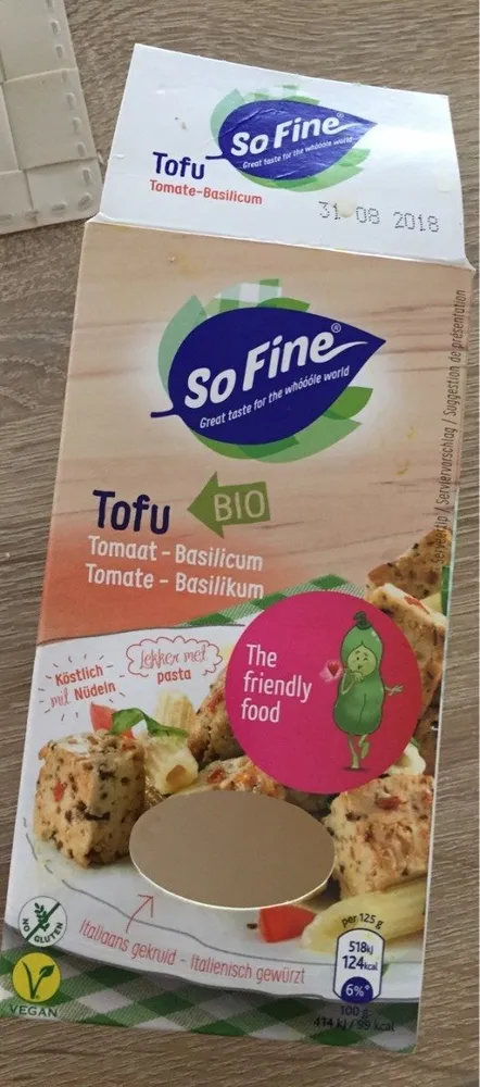 Tofu tomate basilic