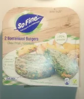 2 boerenkool burgers (chou frisé / Grünkohl)