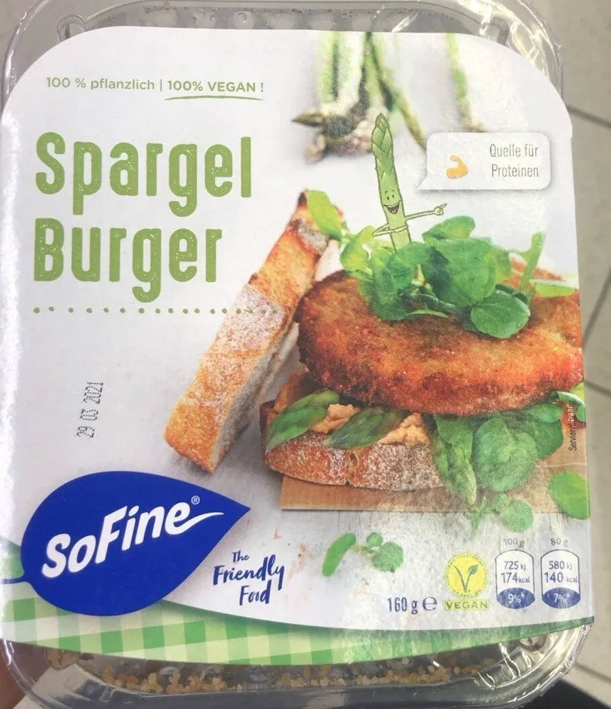 Spargel Burger