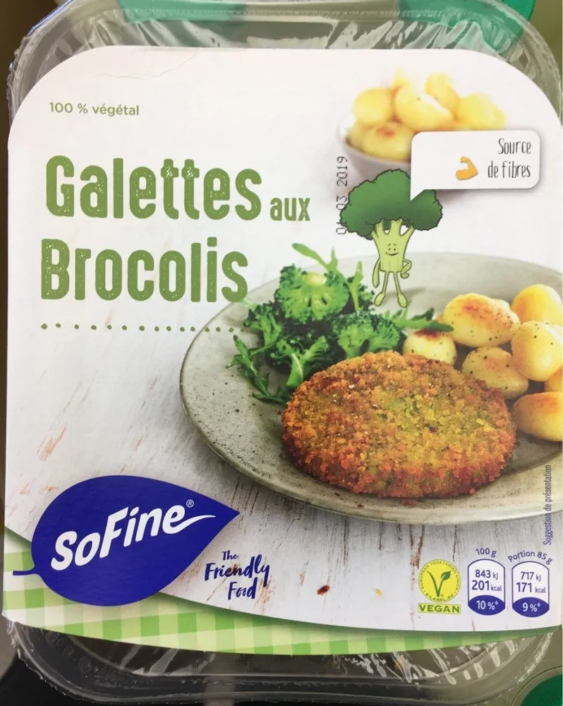 Galettes aux brocolis
