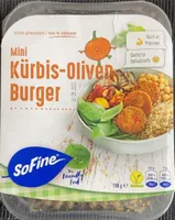 Mini Kürbis-Oliven Burger