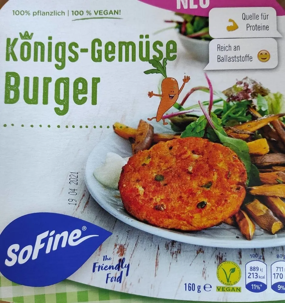 Konigs-Gemüse Burger