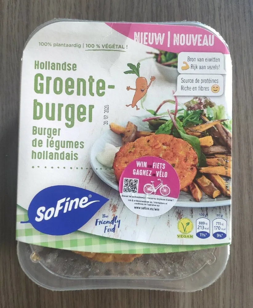 Burger de légumes hollandais