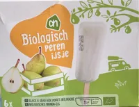 Glace à l’eau aux poires biologique