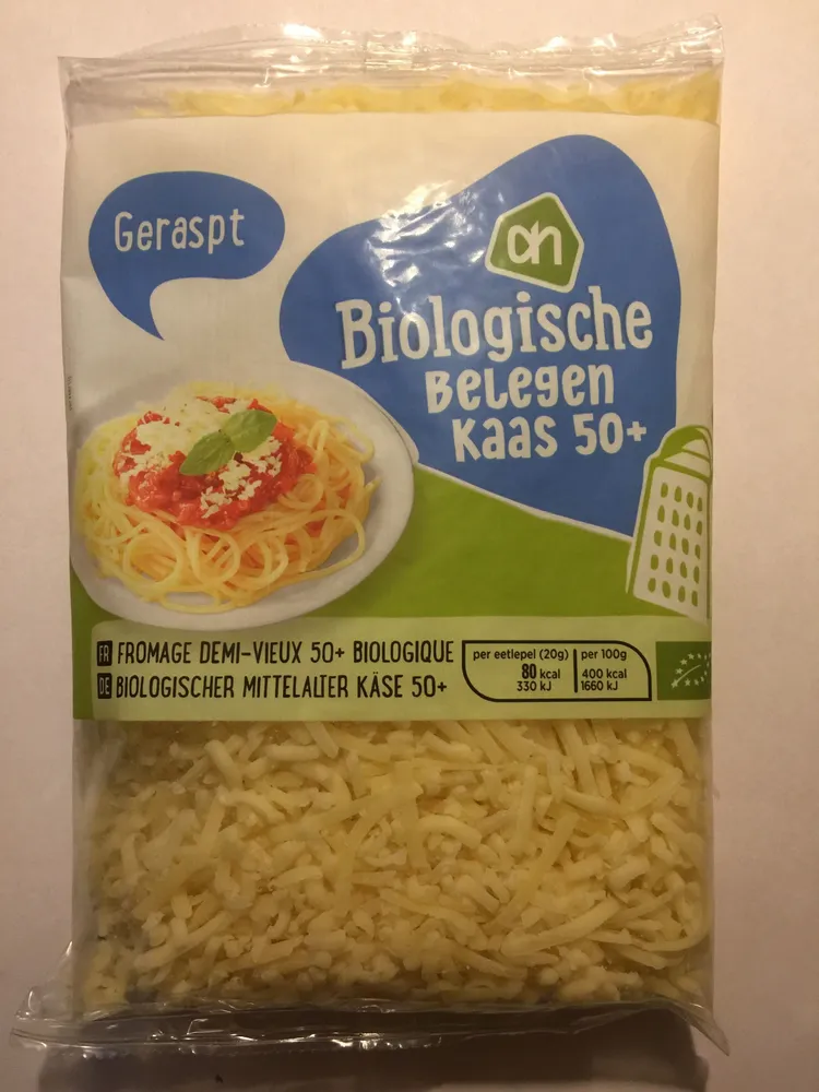 AH Goudse belegen geraspte kaas 50+