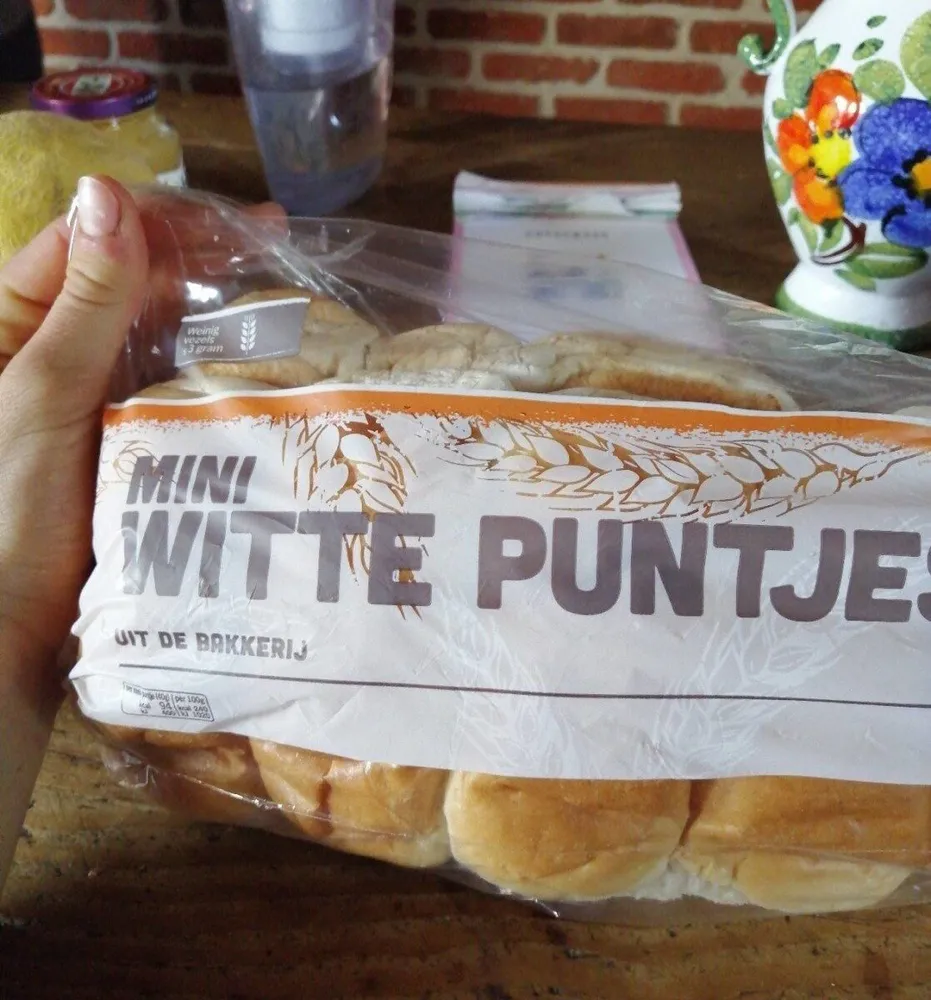 Mini witte puntjes