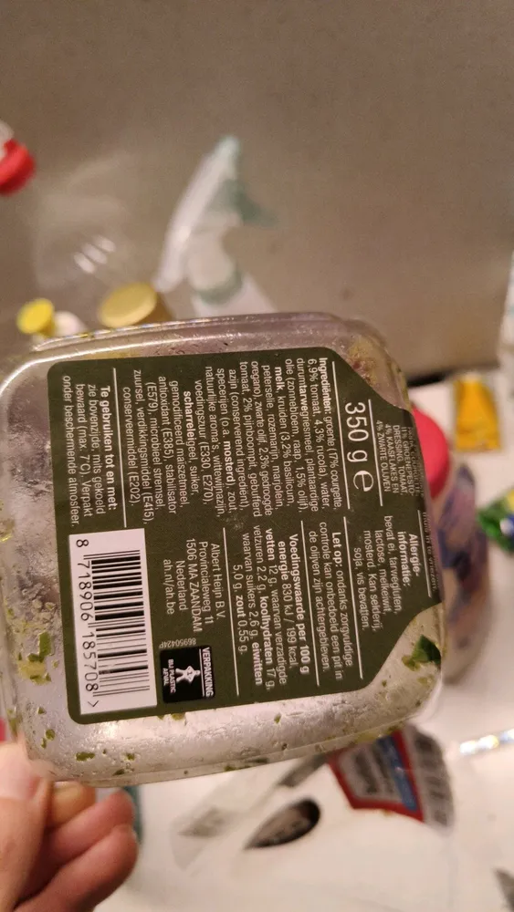 PASTA PESTO GROENEPESTODRESSING
