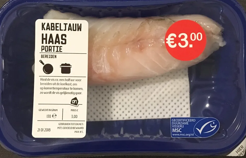 Kabeljauwfilet