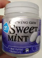 Sweet mint chewing gum