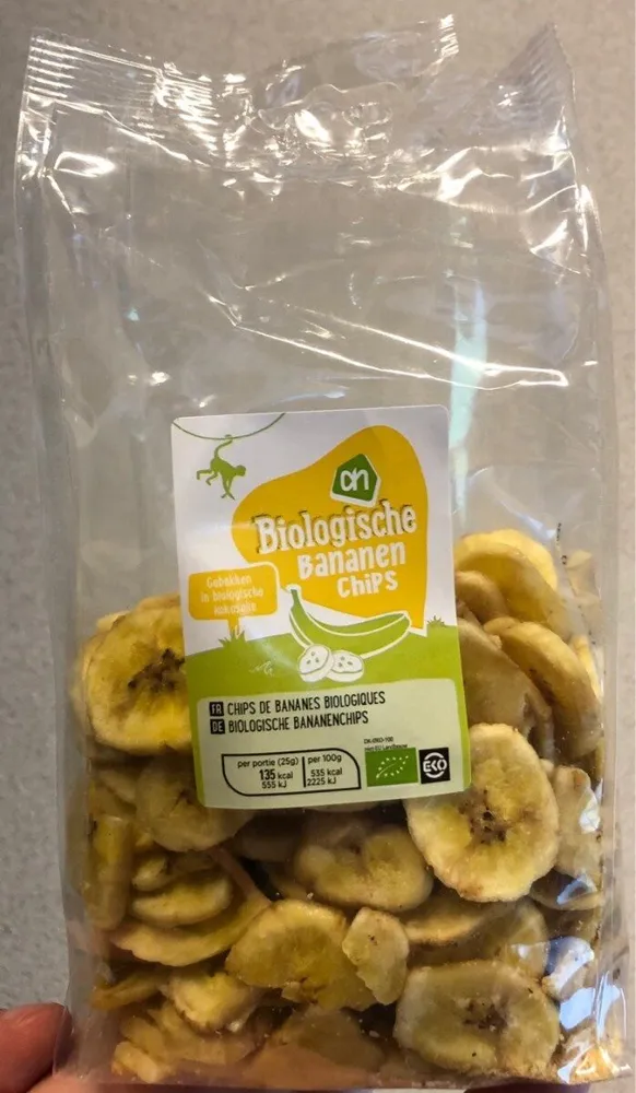 Biologische Bananen chips