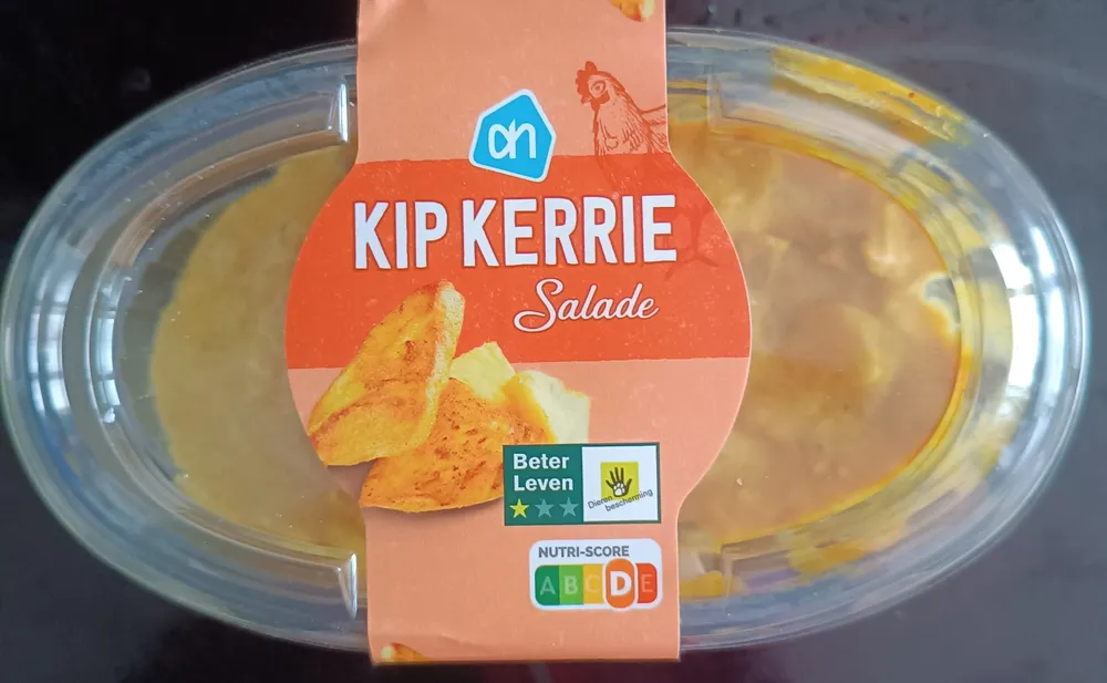 Kip kerrie salade