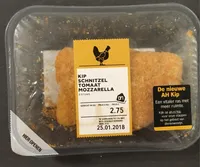 Kip schnitzel tomaat mozzarella