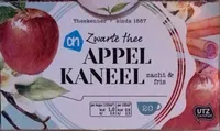 Zwarte thee appel-kaneel