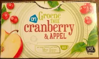 Groene thee: Cranberry & Appel