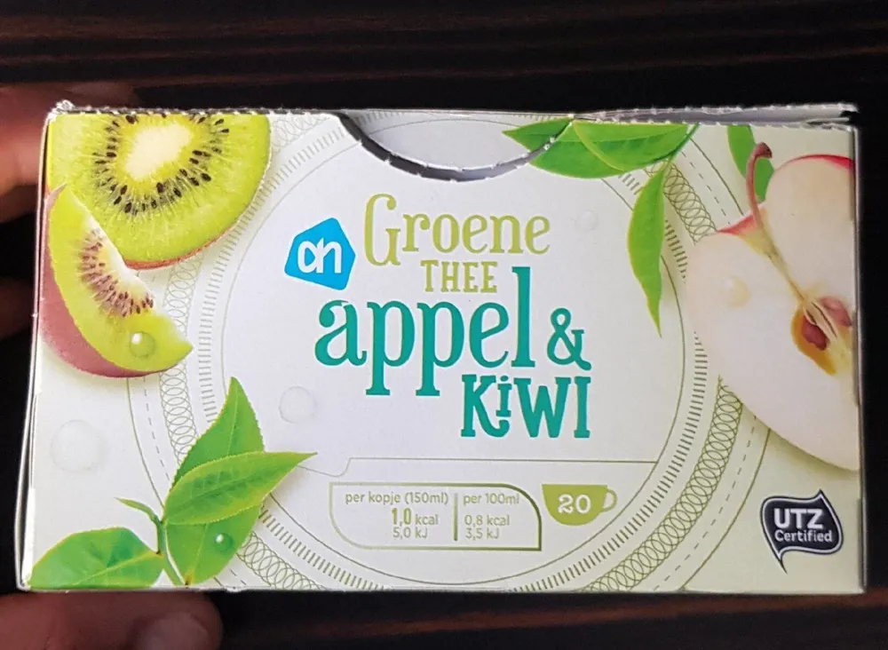 Groene Thee Appel & Kiwi Doosje 20 Zakjes