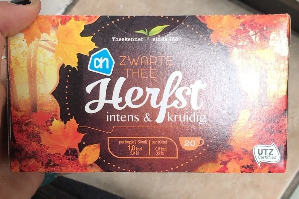 Zwarte thee herfst