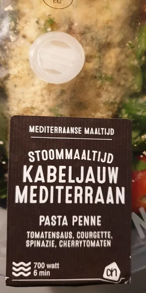 Stoommaaltijd kabeljauw