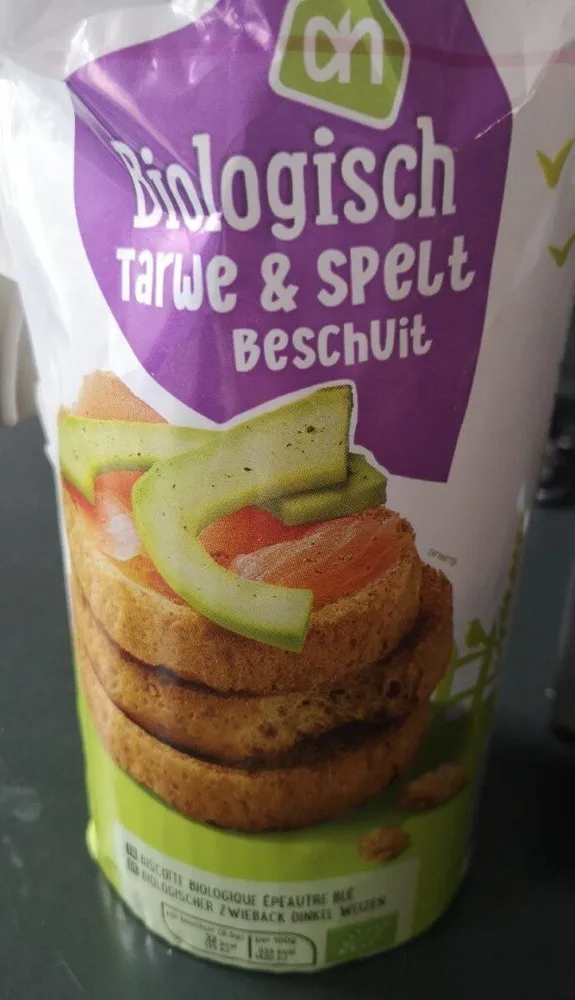 Biologisch tarwe & spelt beschuit
