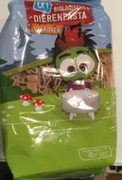 Biologische dierenpasta volkoren