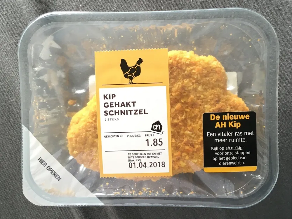 Kip gehakt schnitzel