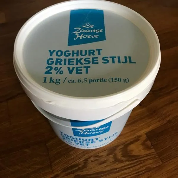 Yogurt griekse stijl 2% vet