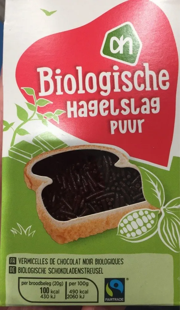 Biologische Hagelslag Puur Pak 200 Gram