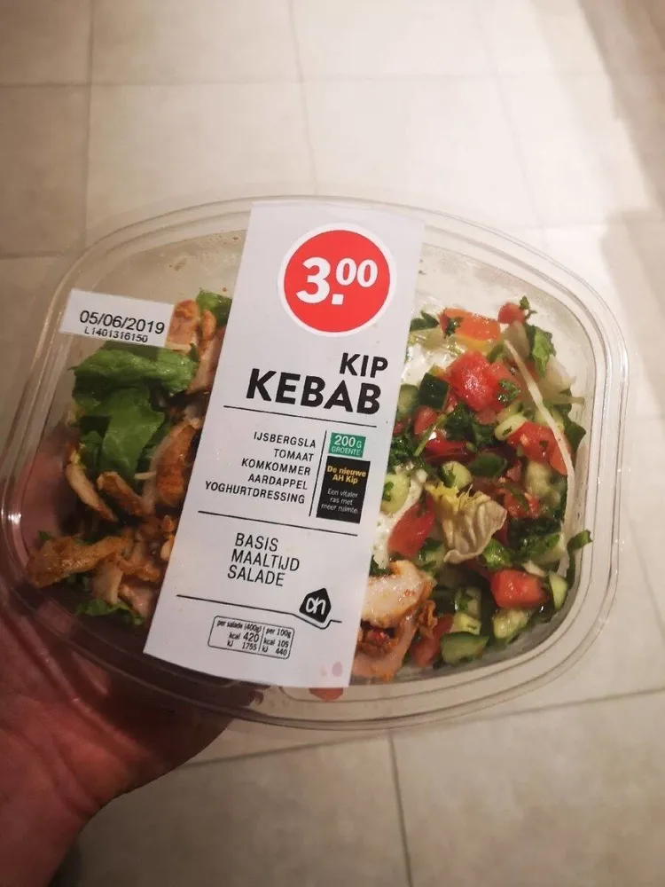 Salades kip kebab