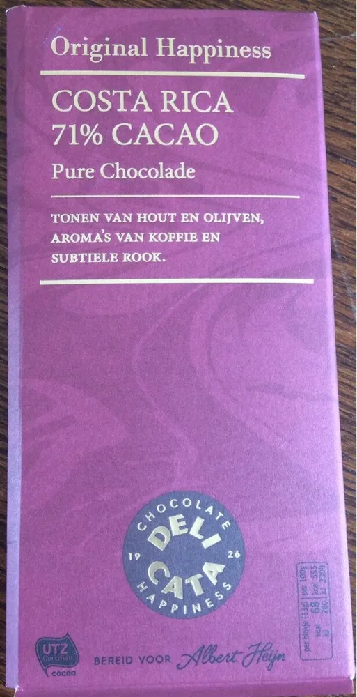 Pure chocolade 71% cacao