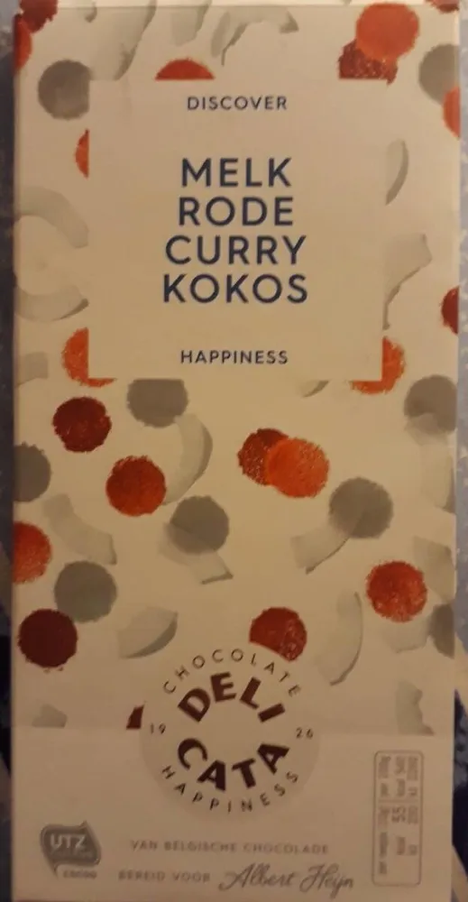 Melk rode curry kokos