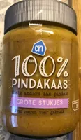 100 % pindakaas grote stukjes