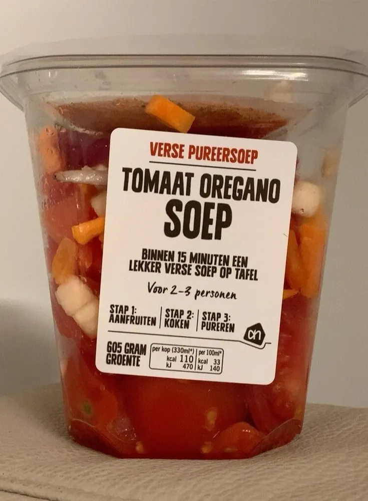 Tomaat oregano soep