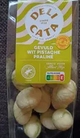 Paaseieren wit pistache praliné