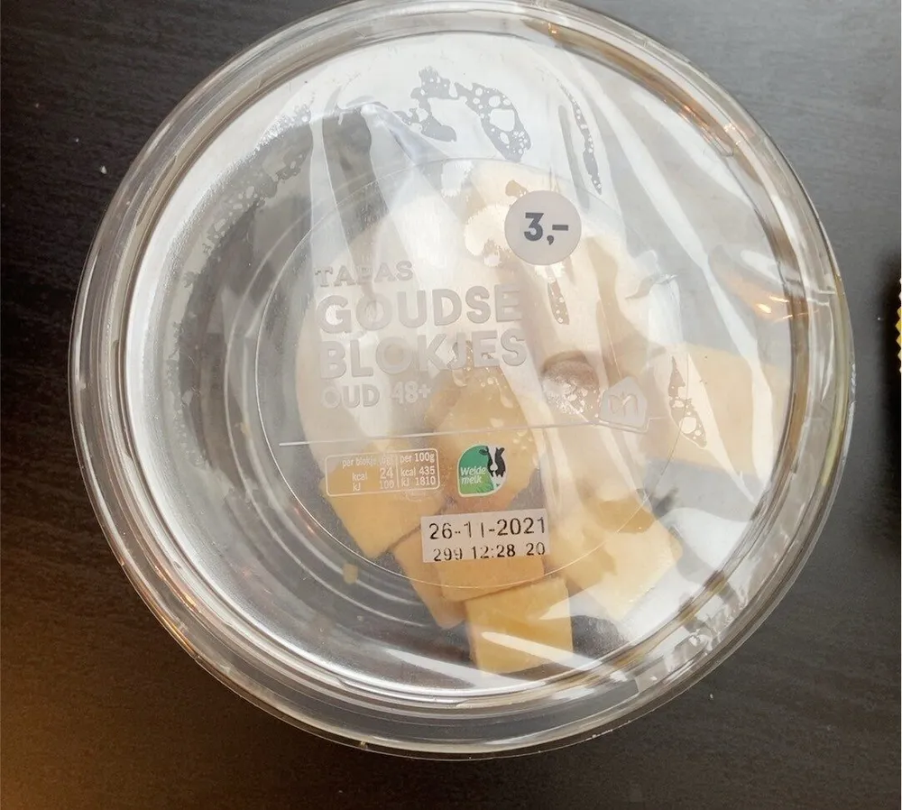 Tapas Goudse Blokjes oud 48+
