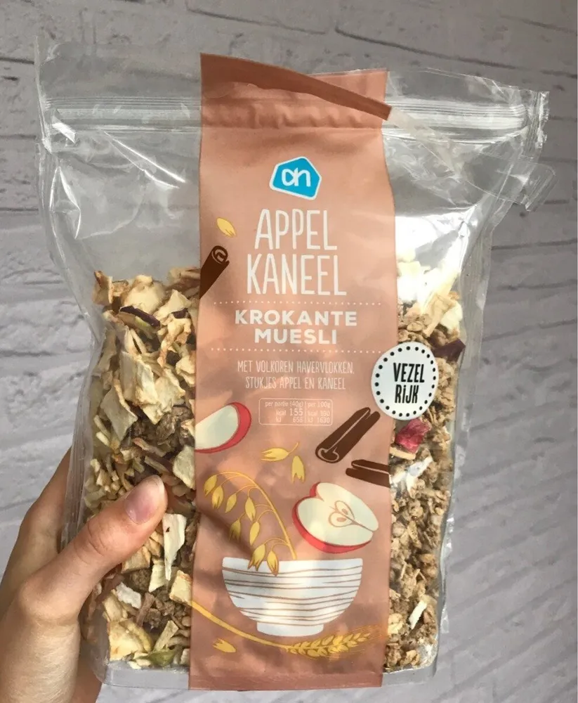 Appel kaneel muesli