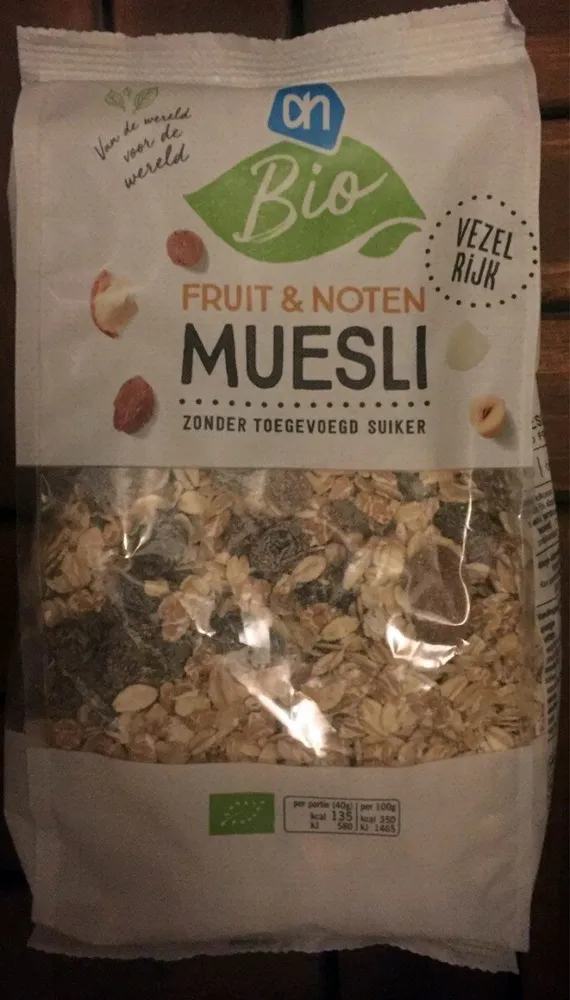 Muesli fruit en noten