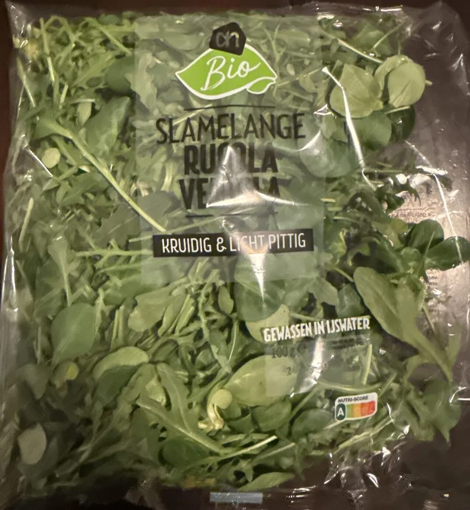 Biologische rucola slamelange