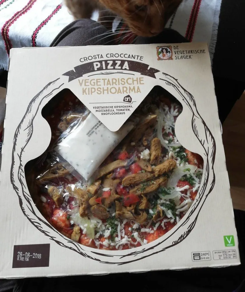 Pizza Vegetarische Kipshoarma