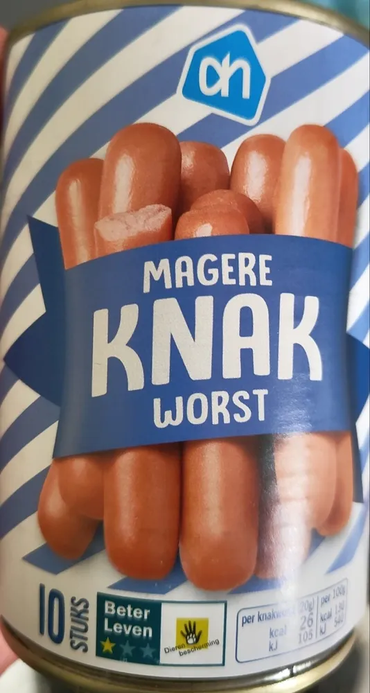 Magere knak worst