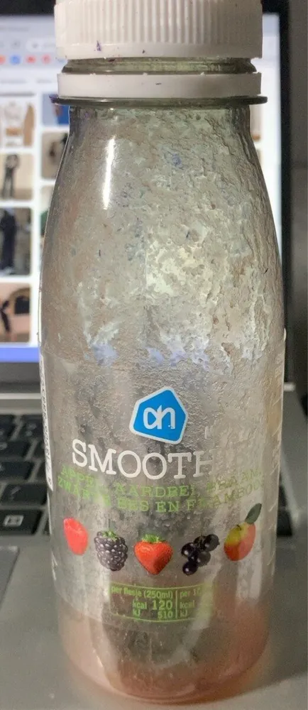 smoothie appel aardbei braam zwarte bes en framboos