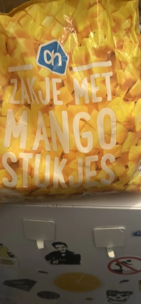 Zakje met mango stukjes