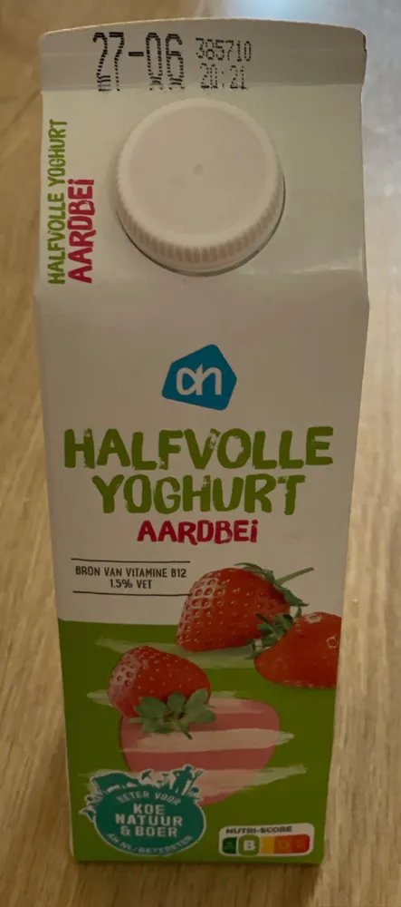 Halfvolle Aardbeien Yoghurt