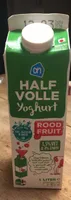 Halfvolle yoghurt rood fruit