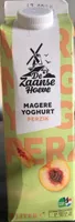 Magere yoghurt perzik