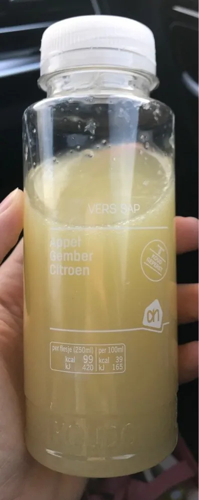 Vers sap (appel-gember-citroen)