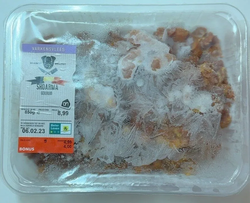 Shoarma gekruid