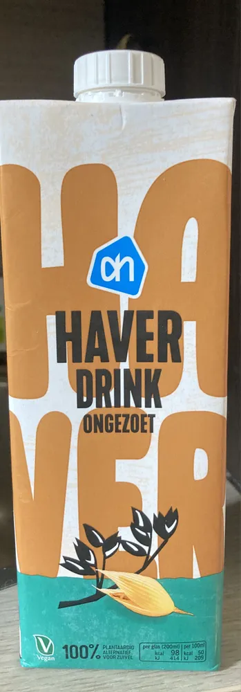 Haverdrink ongezoet