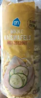 Dikke maïswafels met zeezout